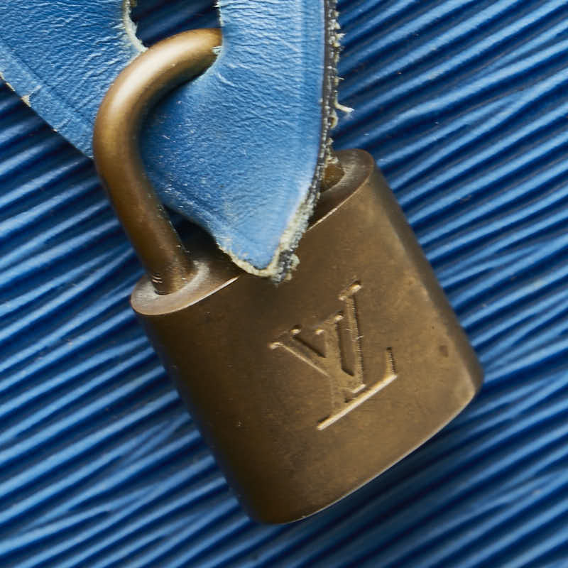 ルイ ヴィトン エピ スピーディ30 ハンドバッグ ミニボストンバッグ M43005 トレドブルー レザー レディース LOUIS VUITTON 【中古】