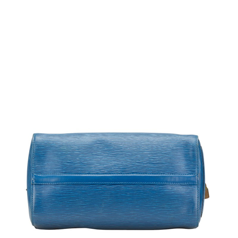 ルイ ヴィトン エピ スピーディ30 ハンドバッグ ミニボストンバッグ M43005 トレドブルー レザー レディース LOUIS VUITTON 【中古】