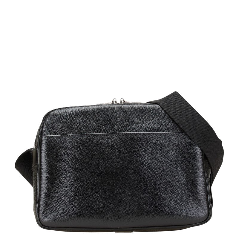 ルイ ヴィトン タイガ リポーターPM 斜め掛け ショルダーバッグ M30152 アルドワーズ ブラック レザー メンズ LOUIS VUITTON 【中古】