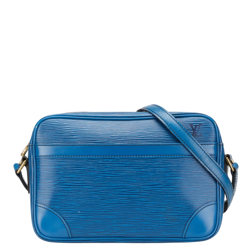 ルイ ヴィトン エピ トロカデロ24 斜め掛け ショルダーバッグ M52315 トレドブルー レザー レディース LOUIS VUITTON 【中古】