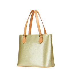 ルイ ヴィトン モノグラム ヴェルニ ヒューストン トートバッグ M91053 グリ パテントレザー レディース LOUIS VUITTON 【中古】