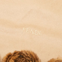 フェンディ マフラー ベージュ カシミヤ レディース FENDI 【中古】