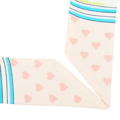 エルメス ツイリー Brides de Gala Love ブリッド ドゥ ガラ ラヴ ハート スカーフ マルチカラー シルク レディース HERMES 【中古】