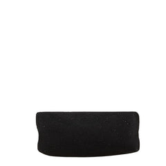 サルヴァトーレフェラガモ ヴァラ ポーチ バッグチャーム キーホルダー ブラック スエード レディース Salvatore Ferragamo 【中古】