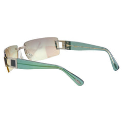 ブルガリ サングラス 626 グリーン シルバー プラスチック レディース BVLGARI 【中古】