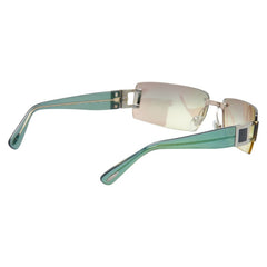 ブルガリ サングラス 626 グリーン シルバー プラスチック レディース BVLGARI 【中古】