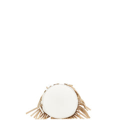 ジェイアンドエムデヴィッドソン カーニバル ハンドバッグ ショルダーバッグ 2WAY ベージュ ホワイト レザー レディース J&M Davidson 【中古】