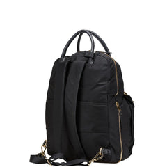 トゥミ リュック バックパック ブラック ナイロン レザー レディース TUMI 【中古】