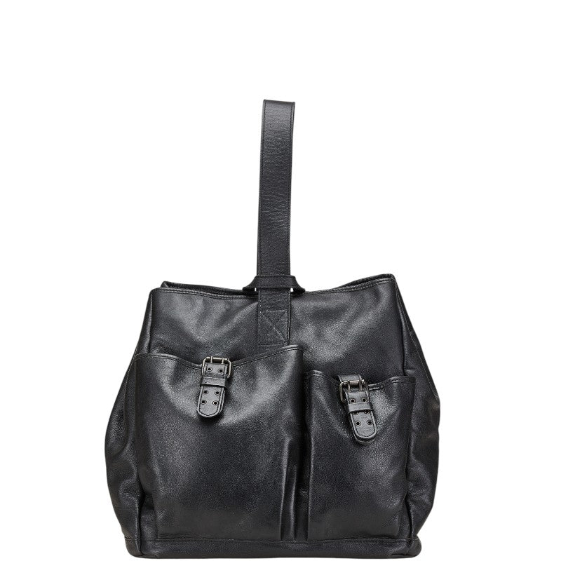 マックスマーラ ショルダーバッグ ボディバッグ ブラック レザー レディース MAX MARA 【中古】