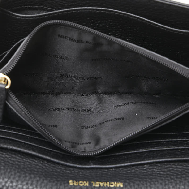 マイケルコース 長財布 ブラック レザー レディース Michael Kors 【中古】