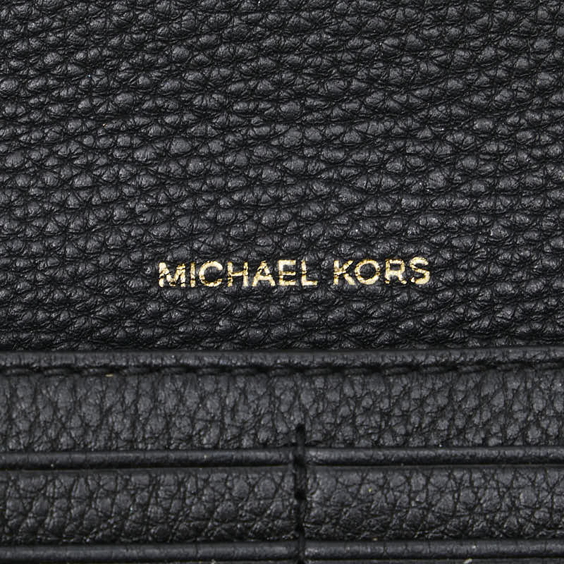 マイケルコース 長財布 ブラック レザー レディース Michael Kors 【中古】