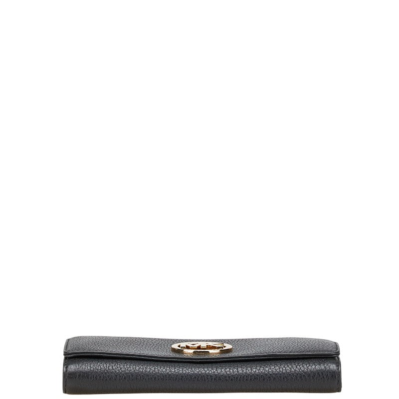 マイケルコース 長財布 ブラック レザー レディース Michael Kors 【中古】