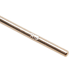 K18PG ピンクゴールド クォーツ ピアス レディース 【中古】