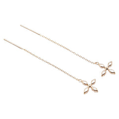 K18PG ピンクゴールド クオーツ クオーツ ピアス レディース 【中古】