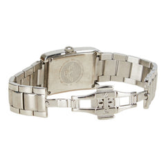 アルマーニ 腕時計 AR-1638 クオーツ ブラック文字盤 ステンレススチール メンズ ARMANI 【中古】