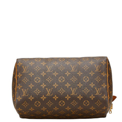 ルイ ヴィトン モノグラム スピーディ30 ハンドバッグ M41526 ブラウン PVC レザー レディース LOUIS VUITTON 【中古】