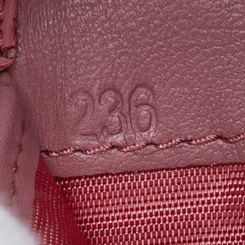 プラダ 三つ折り財布 ピンク レザー レディース PRADA 【中古】