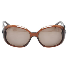 シャネル カメリア ココマーク サングラス 5113 ブラウン プラスチック レディース CHANEL 【中古】