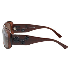 シャネル カメリア ココマーク サングラス 5113 ブラウン プラスチック レディース CHANEL 【中古】