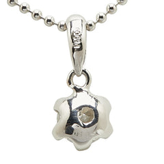 Pt900 プラチナ Pt850 プラチナ ダイヤ0.41ct プチ ネックレス レディース 【中古】