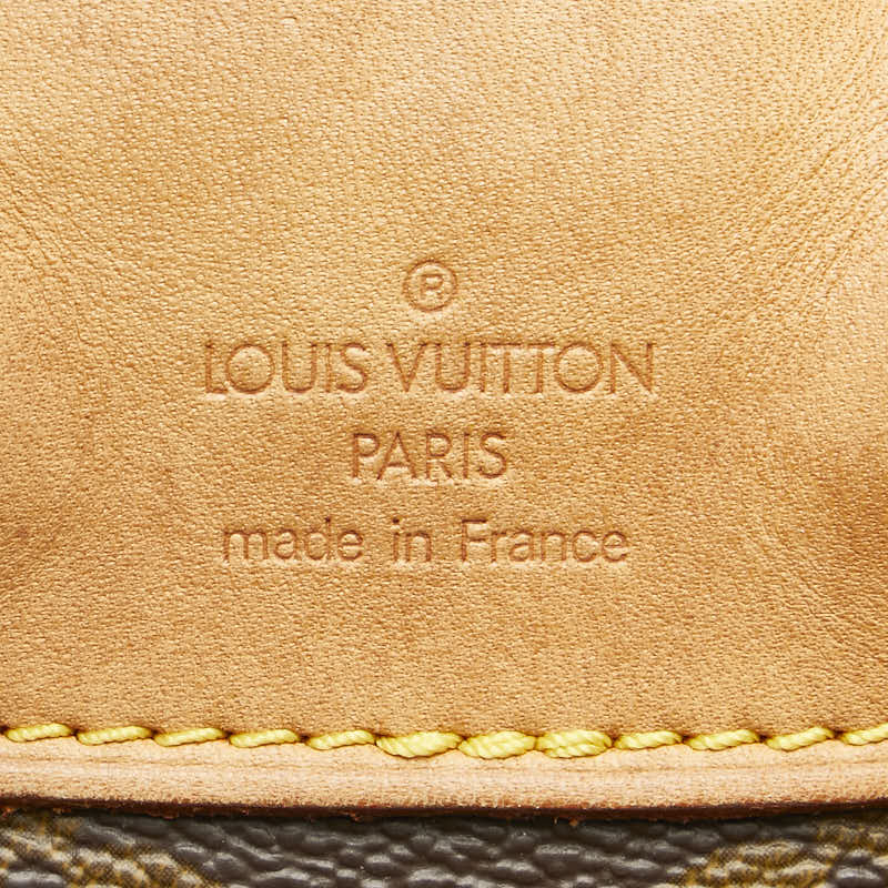 ルイ ヴィトン モノグラム モンスリMM リュック バックパック M51136 ブラウン PVC レザー レディース LOUIS VUITTON 【中古】