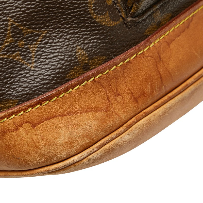 ルイ ヴィトン モノグラム モンスリMM リュック バックパック M51136 ブラウン PVC レザー レディース LOUIS VUITTON 【中古】