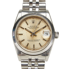 ロレックス デイトジャスト 腕時計 68240 自動巻き シルバー文字盤 ステンレススチール レディース ROLEX 【中古】