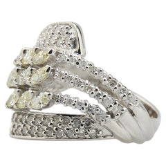 Pt900 プラチナ ダイヤ1.50ct リング 指輪 レディース 17号 【中古】