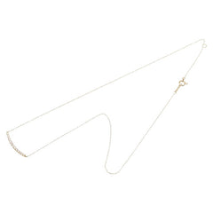 K18YG イエローゴールド ダイヤ0.20ct ネックレス レディース 【中古】