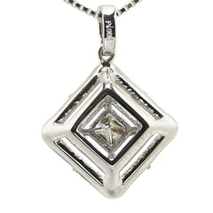 Pt900 プラチナ Pt850 プラチナ ダイヤ0.18ct ダイヤ0.43ct ペンダントネックレス レディース 【中古】