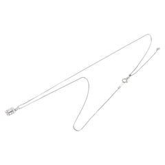 Pt900 プラチナ Pt850 プラチナ ダイヤ0.10ct ダイヤ0.45ct ペンダントネックレス レディース 【中古】