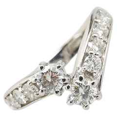 Pt900 プラチナ ダイヤ1.00ct リング 指輪 レディース 12号 【中古】