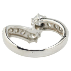 Pt900 プラチナ ダイヤ1.00ct リング 指輪 レディース 12号 【中古】