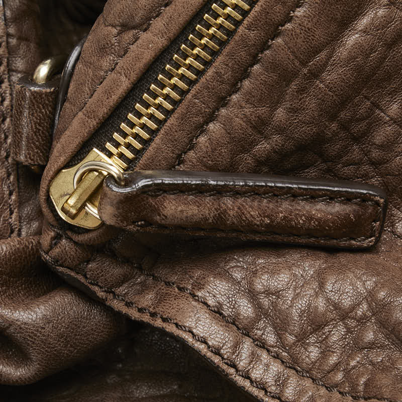 ジバンシー パンドラ ワンショルダーバッグ ブラウン レザー レディース Givenchy 【中古】