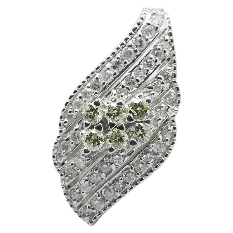 Pt900 プラチナ ダイヤ1.00ct ペンダントトップ レディース 【中古】