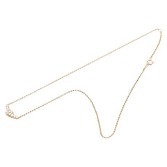 K18YG イエローゴールド ダイヤ0.50ct ネックレス レディース 【中古】