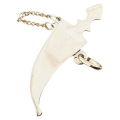 K18YG イエローゴールド 剣 モチーフ ペンダントトップ レディース 【中古】