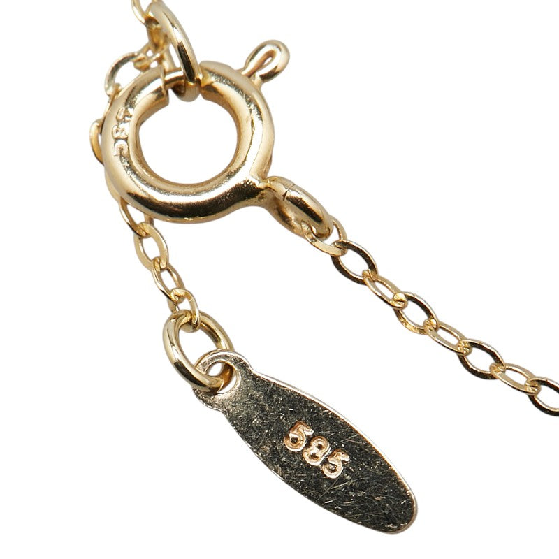 K14YG イエローゴールド グリーンガーネット ブレスレット レディース 【中古】