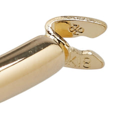 K18YG イエローゴールド スクエア ピアス レディース 【中古】