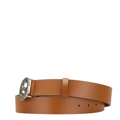 グッチ インターロッキングG ベルト サイズ：85/34 546389 ブラウン レザー メンズ GUCCI 【中古】