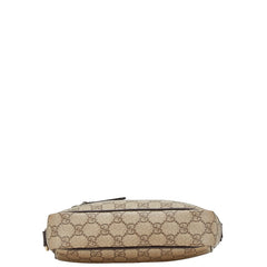 グッチ GGスプリーム 斜め掛け ショルダーバッグ 201447 ベージュ ブラウン PVC レザー レディース GUCCI 【中古】