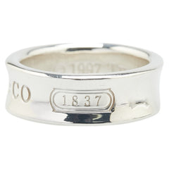 ティファニー 1837 ナロー リング 指輪 SV925 シルバー レディース TIFFANY&Co. 【中古】