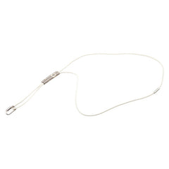 エルメス キュリオジテ ネックレス ホワイト ブラウン シルバー ヴォースイフト リザード レディース HERMES 【中古】