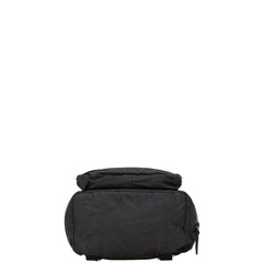 プラダ 三角ロゴプレート ミニ リュック バックパック ブラック ナイロン レディース PRADA 【中古】