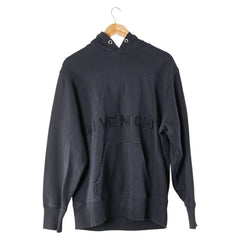 ジバンシー 4G ロゴ プルオーバー パーカー サイズ：L BMJ0CQ3Y6V ネイビー コットン メンズ Givenchy 【中古】