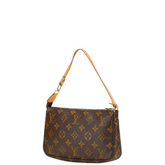 ルイ ヴィトン モノグラム ポシェット アクセソワール ショルダーバッグ M51980 ブラウン PVC レザー レディース LOUIS VUITTON 【中古】