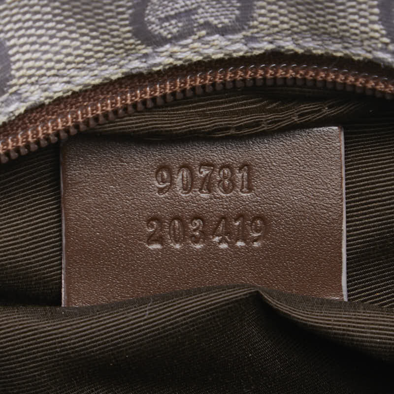 グッチ GGキャンバス ショルダーバッグ ポーチ 90781 パープル ブラウン キャンバス レディース GUCCI 【中古】