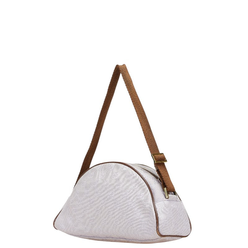 グッチ GGキャンバス ショルダーバッグ ポーチ 90781 パープル ブラウン キャンバス レディース GUCCI 【中古】