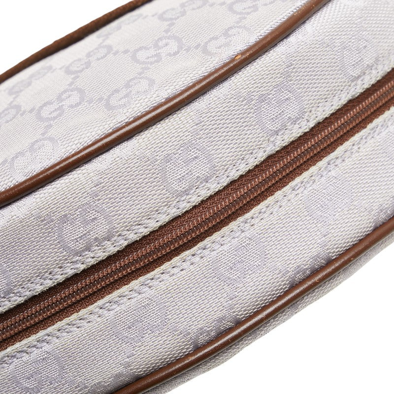 グッチ GGキャンバス ショルダーバッグ ポーチ 90781 パープル ブラウン キャンバス レディース GUCCI 【中古】