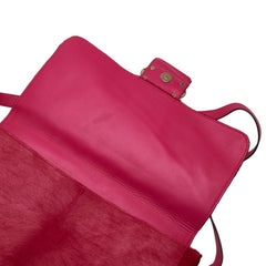 ヴァレンティノ 斜め掛け ショルダーバッグ ピンク ハラコ レザー レディース VALENTINO 【中古】
